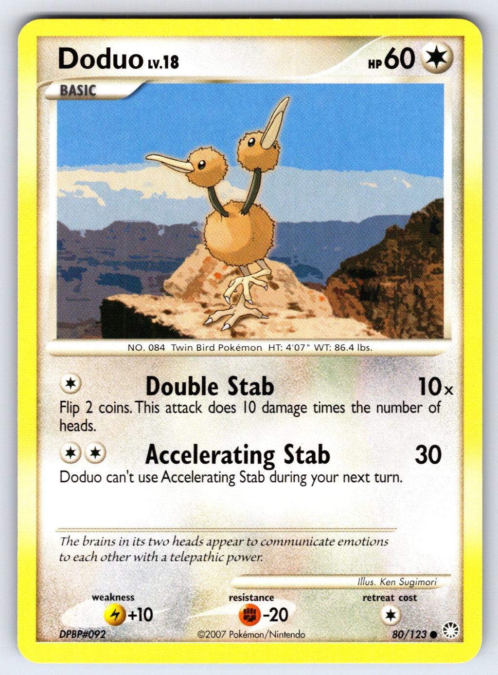 Doduo Common Mysterious Treasures 80/123 LP 2007