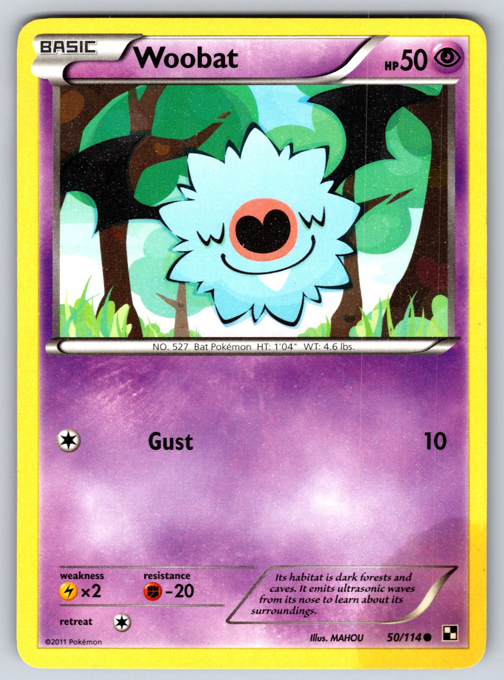 Woobat Common Black and White 50/114 LP 2011