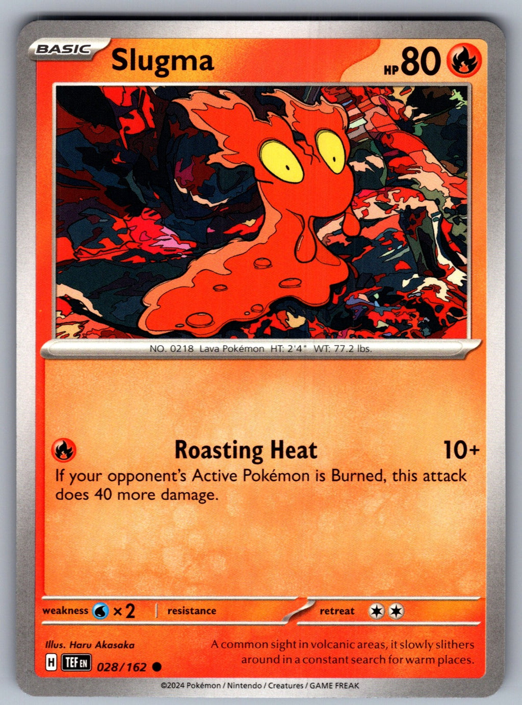 Slugma Common SV05: Temporal Forces 028/162 NM 2024