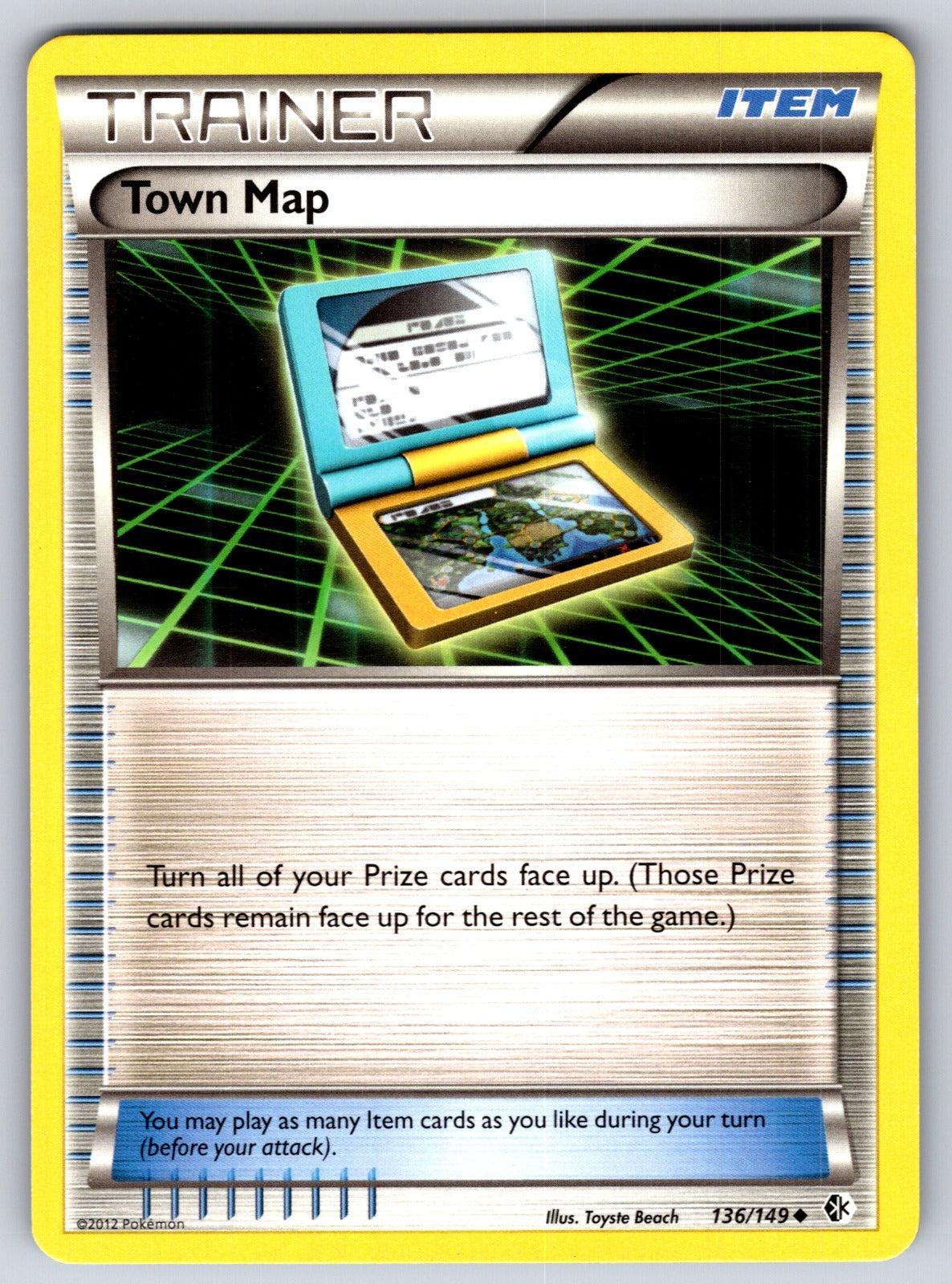 Town Map Uncommon Boundaries Crossed 136/149 LP 2012