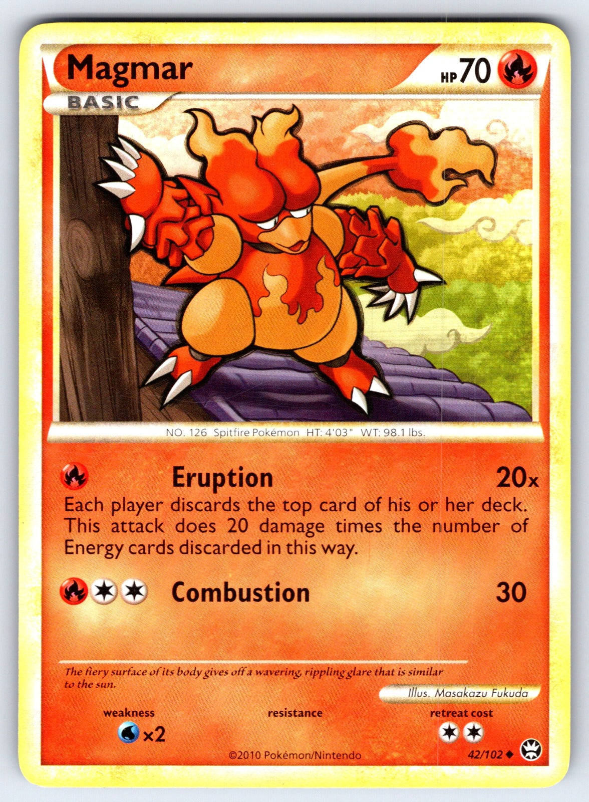 Magmar Uncommon Triumphant 42/102 LP 2010
