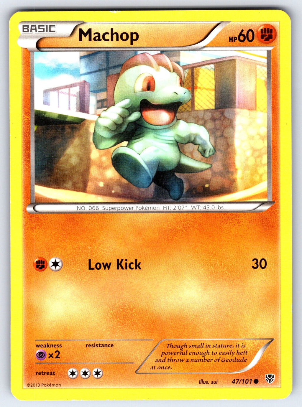 Machop Common Plasma Blast 47/101 LP 2013