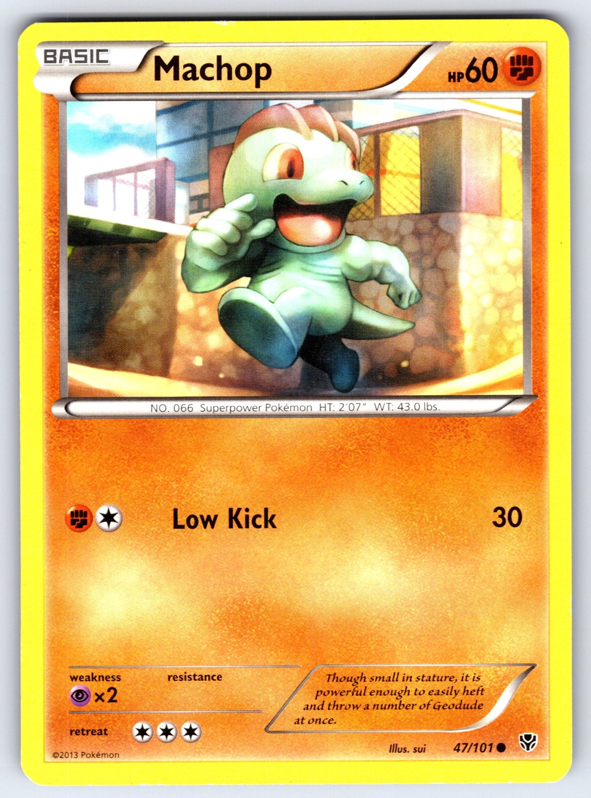 Machop Common Plasma Blast 47/101 LP 2013