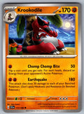 Krookodile Uncommon SV01: Scarlet & Violet Base Set 117/198 NM 2023