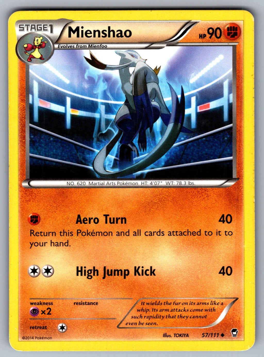 Mienshao Uncommon XY - Furious Fists 57/111 LP 2014