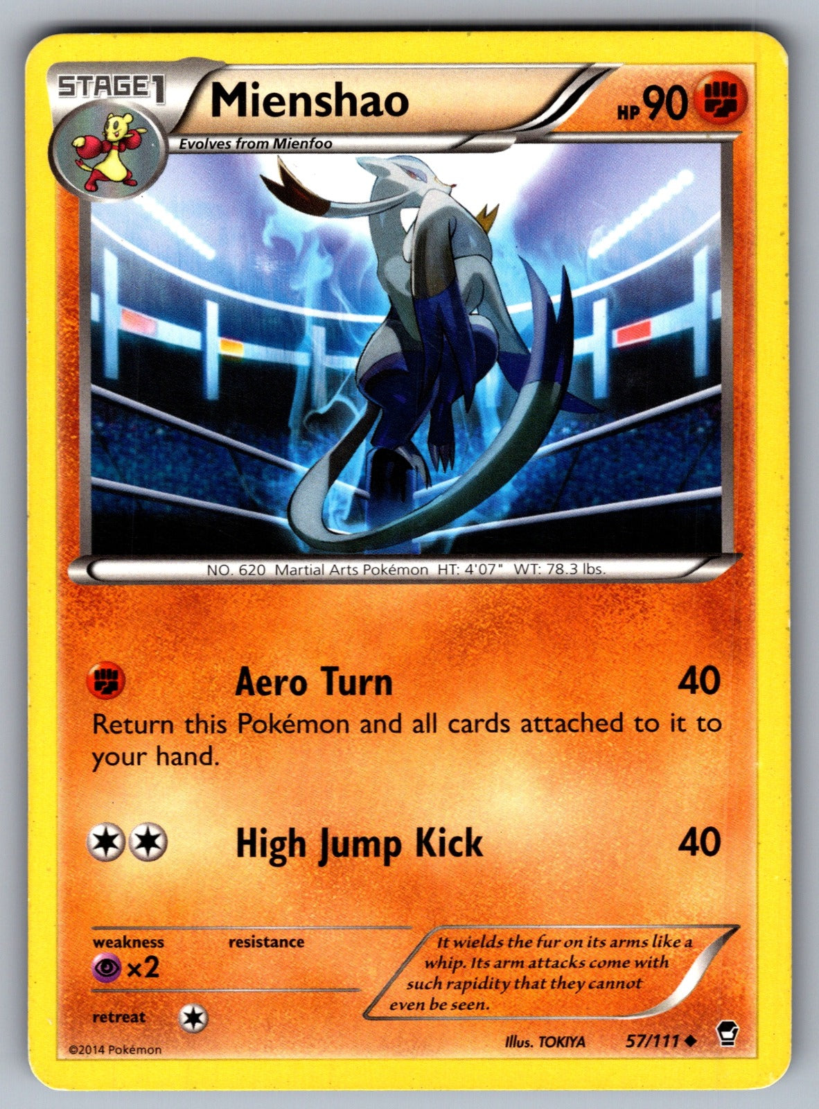 Mienshao Uncommon XY - Furious Fists 57/111 LP 2014