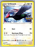 Unfezant Uncommon Pokemon GO 063/078 NM 2022