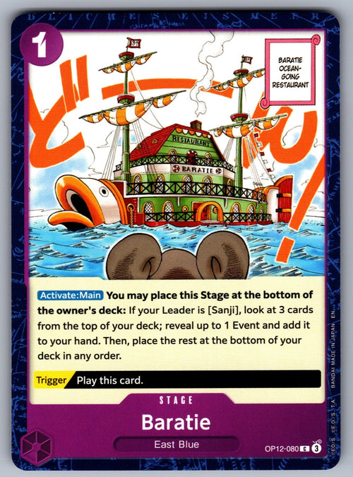 Baratie C Legacy of the Master OP12-080 NM 2025