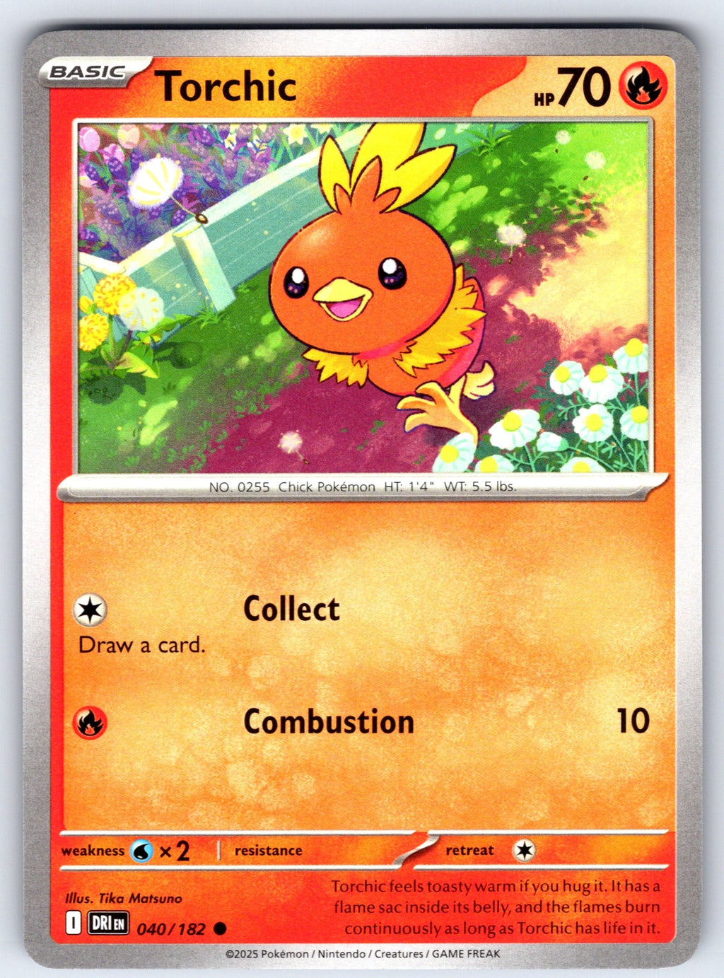 Torchic Common SV10: Destined Rivals 040/182 LP 2025