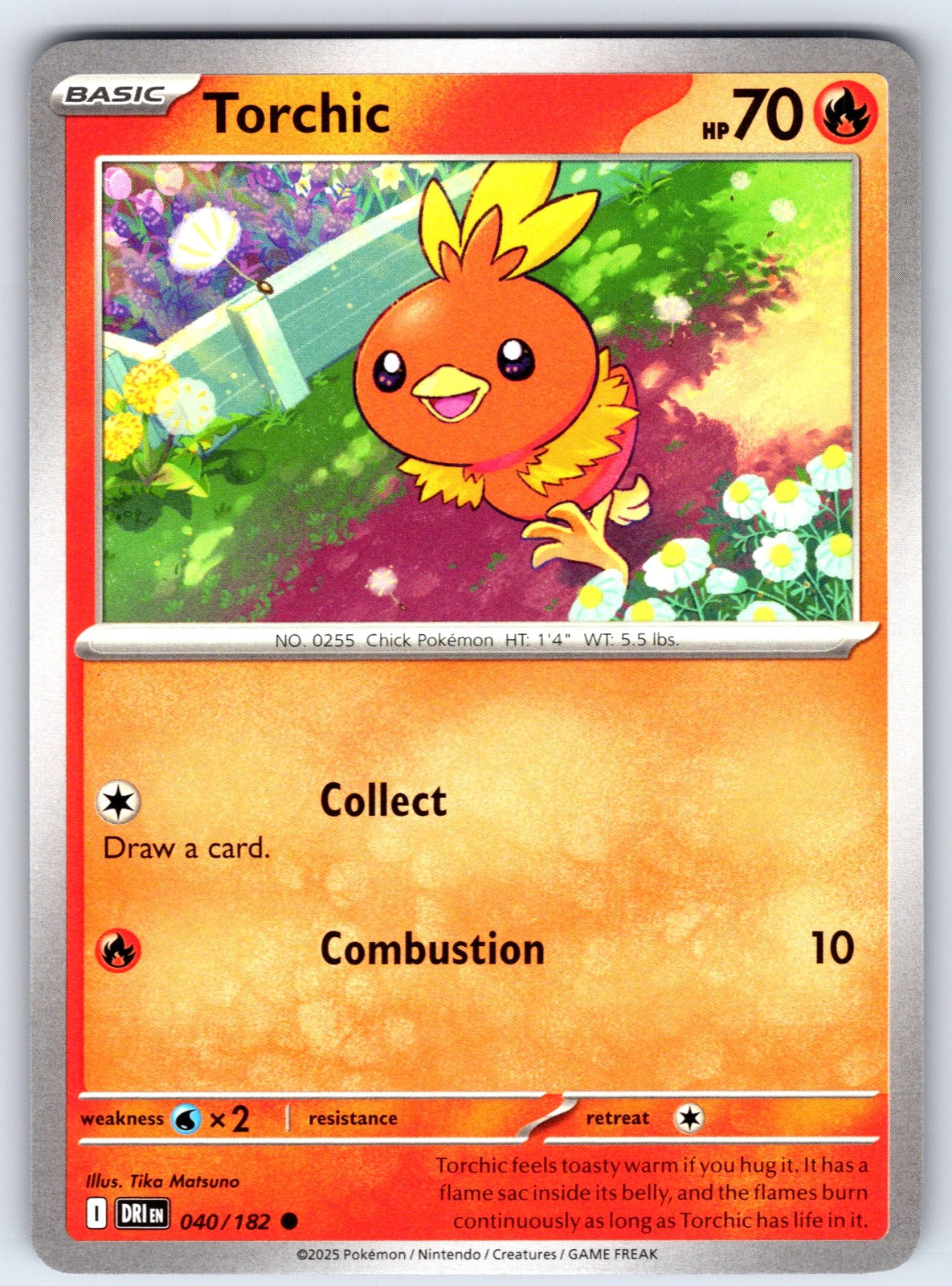 Torchic Common SV10: Destined Rivals 040/182 LP 2025