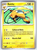 Raichu Common SV05: Temporal Forces 052/162 NM 2024