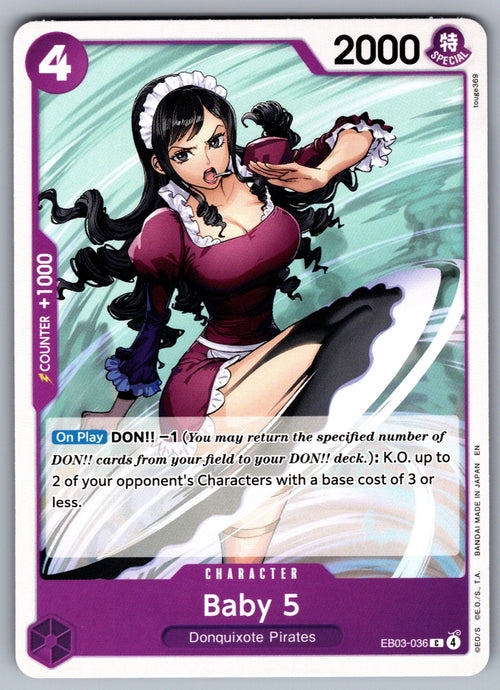 Baby 5 C Extra Booster: One Piece Heroines Edition EB03-036 NM 2026