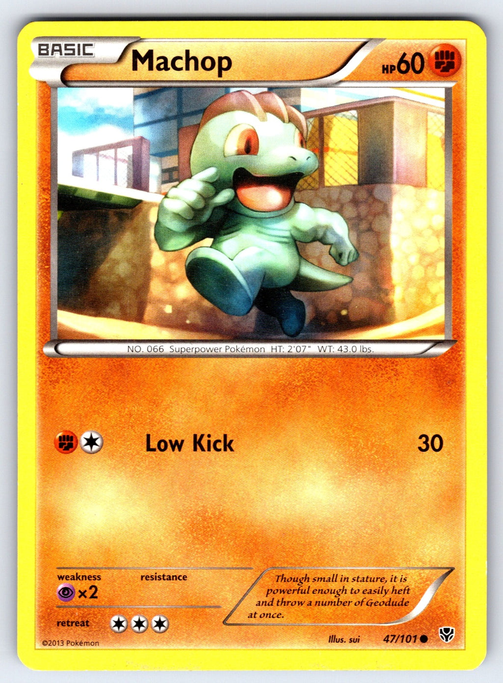 Machop Common Plasma Blast 47/101 LP 2013
