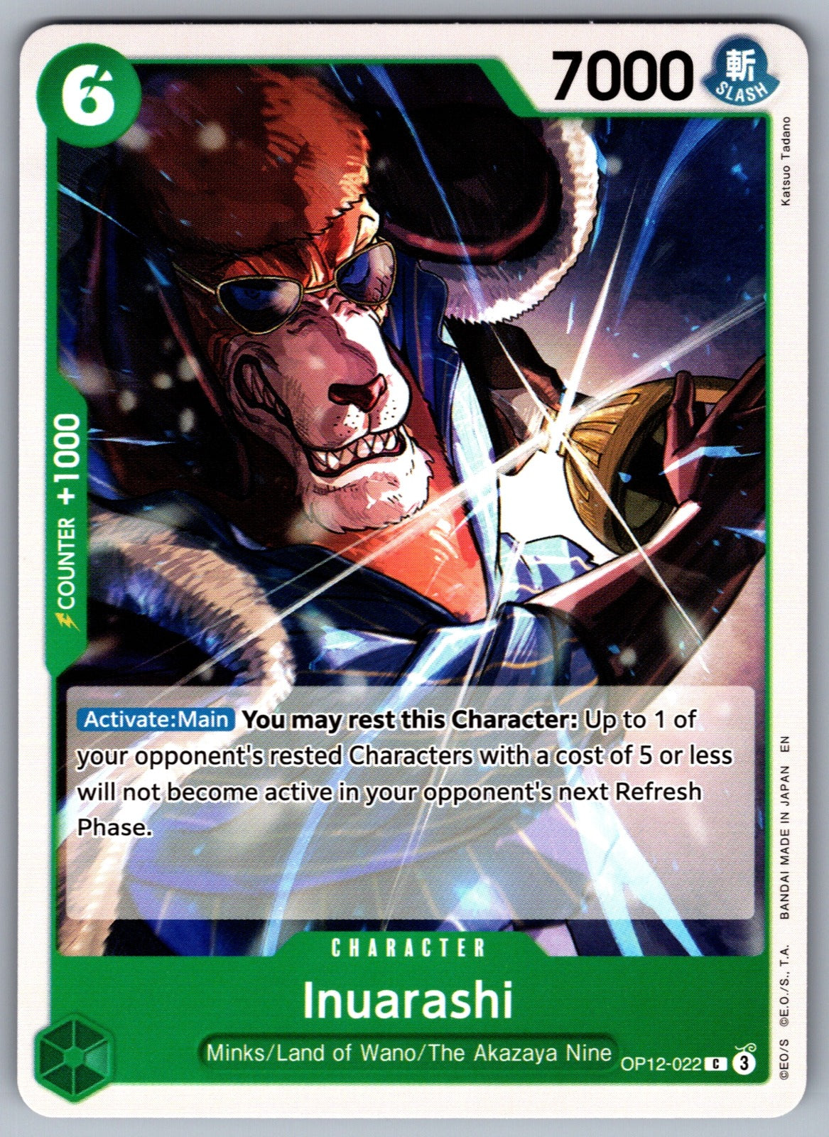 Inuarashi C Legacy of the Master OP12-022 NM 2025