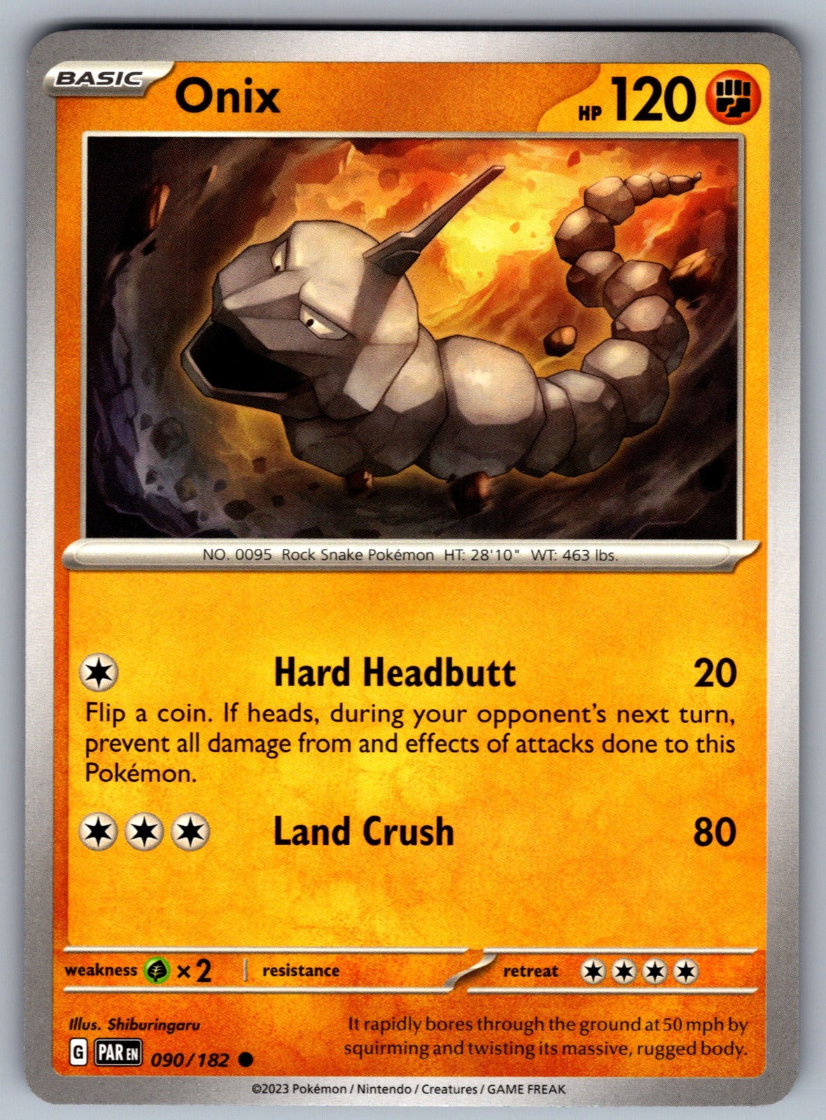 Onix Common SV04: Paradox Rift 090/182 NM 2023