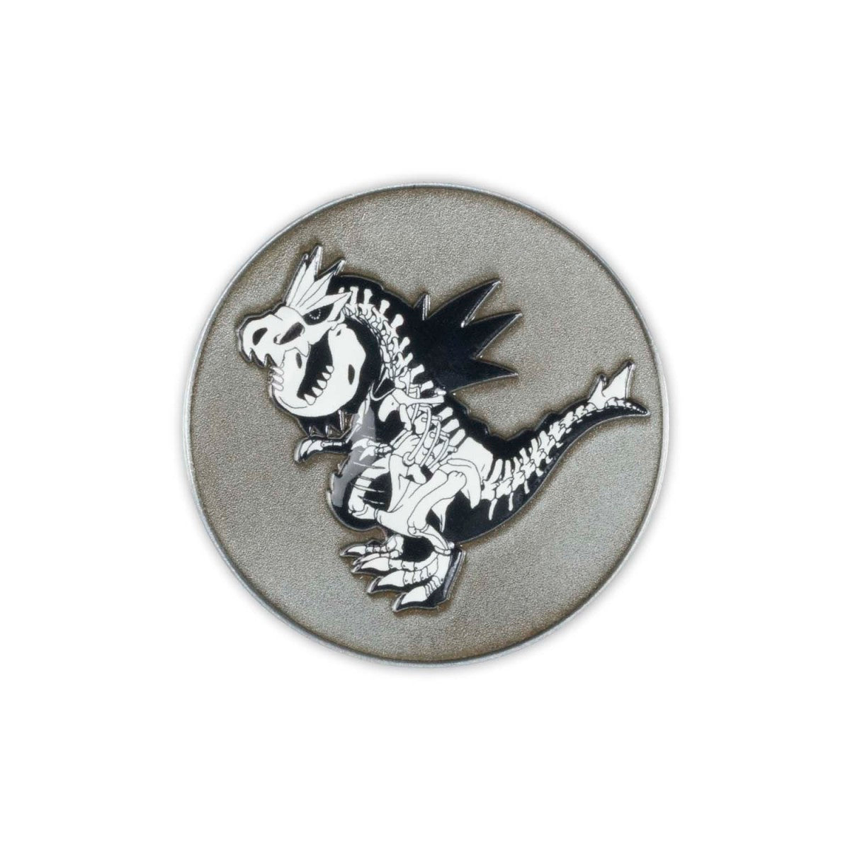 Pokémon Fossil Museum: Excavator Pikachu & Tyrantrum Skeleton Commemorative Coin