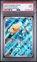 2025 POKEMON DRI EN-DESTINED RIVALS #193 MISTY'S PSYDUCK ILLUSTRATION RARE PSA 9