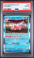2023 POKEMON SVI EN-SCARLET & VIOLET #043 SLOWBRO PSA 8