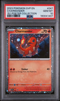 2023 POKEMON SVP EN-SV BLACK STAR PROMO #047 CHARMANDER 151 POSTER COLLECTION PSA 10