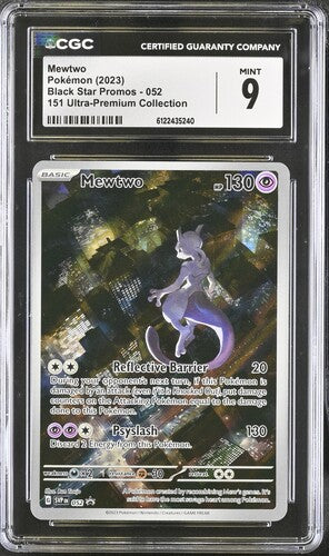 Mewtwo GEM MINT 10 : 151 Ultra-Premium Collection CGC Mint 9