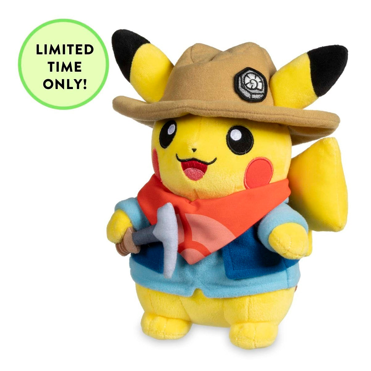 Pokémon Fossil Museum: Excavator Pikachu Plush - 8 ¼ In.