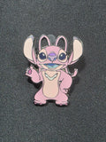 Disney Lilo & Stitch Pink Angel Pin Lapel Enamel Collectible