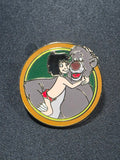 Disney trading pin featuring Baloo and Mowgli from The Jungle Book : Best Friends Mystery Collection