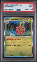 2025 POKEMON MEG EN-MEGA EVOLUTION #010 MEGANIUM PSA 9