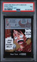 2026 ONE PIECE OP15-EB04-ADVENTURE ON KAMI'S ISLAND DON!! CARD ALTERNATE ART PSA 7