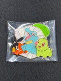 Totodile Chikorita Tepig Ascended Heroes Starter Pokemon Pin - Sealed / New!