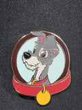 Disney Parks Magical Mystery Tramp Dog Collar Trading Pin Lady And The Tramp