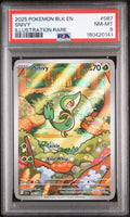 2025 POKEMON BLK EN-BLACK BOLT #087 SNIVY ILLUSTRATION RARE PSA 8