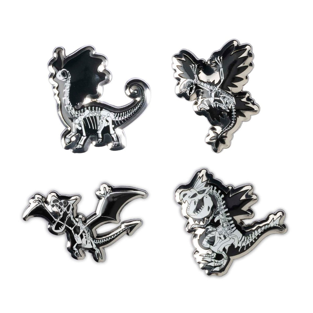 Pokémon Fossil Museum: Skeletons Pin Box Set (4-Pack)