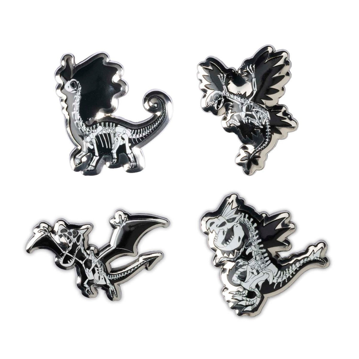 Pokémon Fossil Museum: Skeletons Pin Box Set (4-Pack)