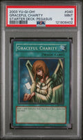 2003 YU-GI-OH! STARTER DECK: PEGASUS #040 GRACEFUL CHARITY PSA 9