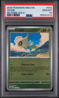 2025 POKEMON MEG EN-MEGA EVOLUTION #012 CELEBI REVERSE HOLO PSA 10